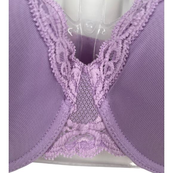 Natori 741299 Feathers full figure underwire bra purple size 34D - Picture 4 of 9